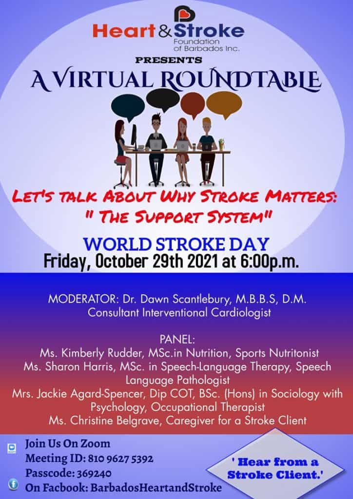 HSFB Roundable on Why Stroke Matters - The Support System - October 29 2021