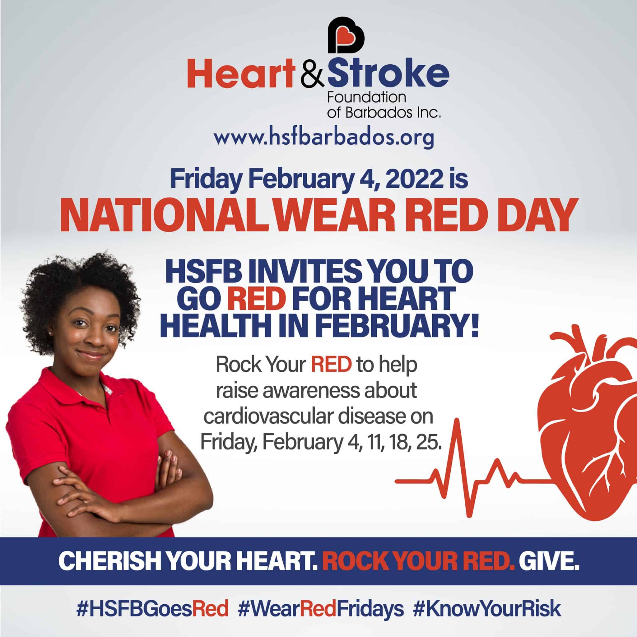 Wear Red for Heart Health in February!