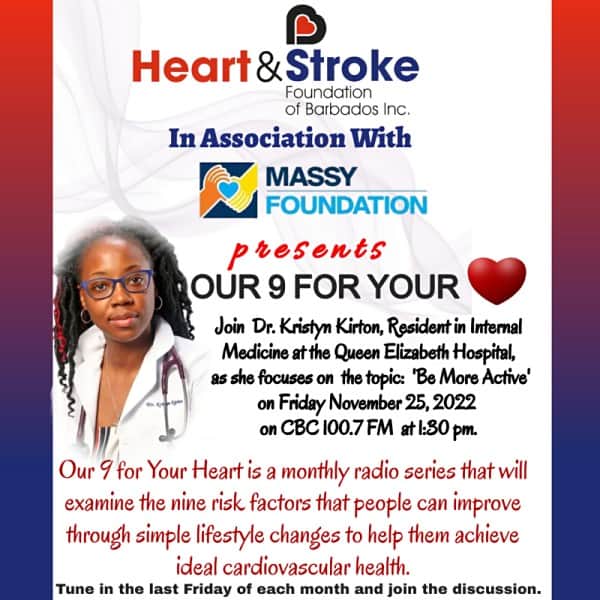 Our 9 For Your Heart Radio Show - "Be More Active"